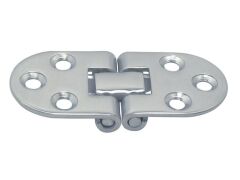 Scharnier, 180° Edelstahl A4 66x30mm
