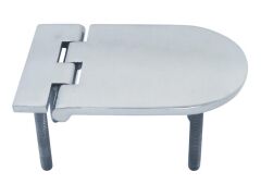 Scharnier mit Gewinde Edelstahl A4 103x65mm, M6x45mm