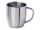 Cappuccino Becher, hochglanzpoliert 15-1 doppelwandig 0,3L