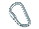 Karabinerhaken mit Springverschluss Edelstahl A4 8x80mm