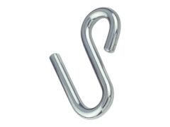 S-Haken ohne Sicherung Edelstahl A4 6x64mm