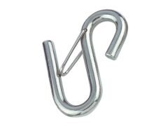 S-Haken mit Sicherung Edelstahl A4 11x104mm