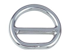 D-Form-Ring mit Doppelsteg Edelstahl A4 6x40mm