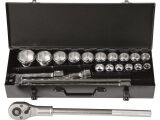 3/4" professional Steckschlüssel-Koffer 21-teilig