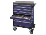 Werkstattwagen GALAXY mit 7 Schubfächern Blau/Anthrazit