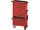 Bestückter Werkstattwagen UNIVERSE + Werkstattwagenaufsatz UNIVERSE + Dosenhalter + Papierrollenhalter + 415-tlg. Bestückung Rot