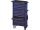 Bestückter Werkstattwagen UNIVERSE + Werkstattwagenaufsatz UNIVERSE + Dosenhalter + Papierrollenhalter + 415-tlg. Bestückung Blau