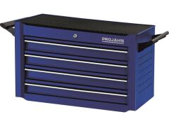 Werkstattwagenaufsatz für Werkstattwagen UNIVERSE mit 4 Schubfächern Blau
