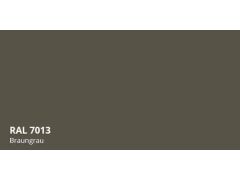 Farbpulver RAL 7013 Braungrau Glatt Seidenglanz