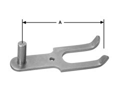 Einmauerhaken G 1/2, Feuerverzinkt - d=13 x 135mm