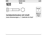 200 x DIN 931 10.9 M 5 x 60