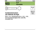 500 x DIN 933 Sechskantschrauben Vollgewinde 12.9 M6 x 16...