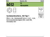 100 x Sechskantmutter ISO 4032 Kl.12 M6 Zinklamellen