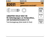1 x LINDAPTER-Hollo-Bolt Stahl 8.8 HB 12-Größe...