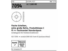 25 x Flache Scheiben extra große Reihe ISO 7094 Edelstahl A2 für M16