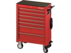 Bestückter Werkstattwagen UNIVERSE mit 7 Schubfächern und 198-tlg. Bestückung Rot