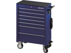 Bestückter Werkstattwagen UNIVERSE mit 7 Schubfächern und 148-tlg. Bestückung Blau