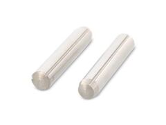 25 x Zylinderkerbstifte mit Fase DIN 1473 Edelstahl A1 - 10X50