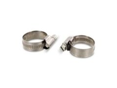 25 x DIN  3017 Schlauchschellen mit Schneckenantrieb, Form A, A2 160-180/9