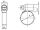 25 x DIN  3017 Schlauchschellen mit Schneckenantrieb, Form A, A2 160-180/9