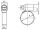 10 x DIN  3017 Schlauchschellen mit Schneckenantrieb, Form A, A2 200-220/12