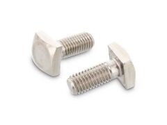 100 x Vierkantschrauben Edelstahl A2 - M10X25 SW17 Gleitmo