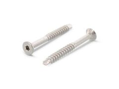 200 x Super-Drill Seko-Holzbauschrauben mit Bohrspitze Edelstahl A2 - 5,0X120/66 TX20