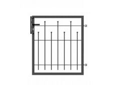 Einzeltor Madrid (ohne Pfosten) - Anthrazit-Metallic - 966 x 1000mm