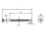 200 x SP-Drill Seko-Holzbauschrauben mit Bohrspitze Art. 9044 Edelstahl A2, 6,0X35/24 TX25 (ETA)