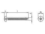 100 x Rundkopf-Holzbauschrauben mit verstärktem Kopf Art. 9045 Edelstahl A4, 6,0X55 TX25 (ETA)