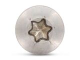 100 x Liseko-Holzbauschrauben mit verstärktem Kopf Art. 9046 Edelstahl A2, 5,0X65/42 TX25 (ETA)