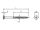 100 x Seko-Holzbauschrauben mit Fräsrippen, Schneidkerbe Art. 9147 Edelstahl A4, 5,0X65/36 TX25 CUT (ETA)