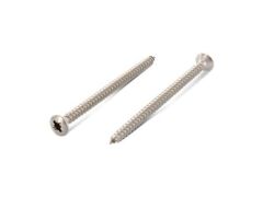 500 x Linsenkopf-Holzbauschrauben Edelstahl A2 4,5X12 Z