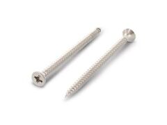 200 x Senkkopf-Spanplatten- Holzbauschrauben Vollgewinde Edelstahl  A4 4,5X65 Z