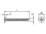500 x Senkkopf-Holzbauschrauben mit verstärktem Kopf Art. 9050 Edelstahl A4, 5,0X16 Z (ETA)