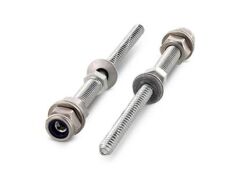 10 x Solarbefestiger mit Zapfen und 19mm Scheibe A2 BZ 8,0X80/50