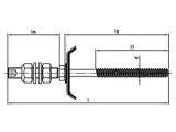 10 x Solarbefestiger mit Zapfen und 19mm Scheibe A2 BZ 8,0X150/70