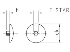 Schnäppchenartikel - 200 Stück Abdeckkappen für Spax T-Star Größe 20 - Eiche / Hell Nr.59
