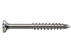 100 Stück SPAX Fassadenschraube Edelstahl A2, extra kleiner Linsensenkkopf T-STAR plus - 5x100
