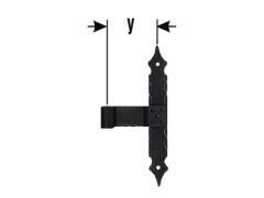 Mittelband mit Randhämmerung - Dorn 16mm - 300mm