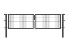 Stabgitter Doppeltor - Anthrazit - Breite 3000 x Höhe 800mm