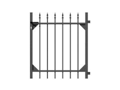 Einzeltor Chaussee H 1000mm x B 965mm Anthrazit (ohne Pfosten)