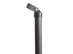 Strebe, zinkphosphatiert, anthrazit metallic  - Rohr 34mm/Schelle 34mm Länge 1750mm