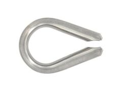 10 x Drahtseil Kauschen Edelstahl A4 - für 18,0mm Seil