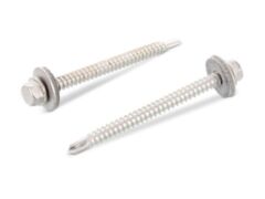 500 Stück Bohrschrauben nach DIN 7504 K Sechskantkopf mit Dichtscheibe - A2 - 5,5 x 32