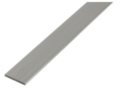 Alu Profil Silber eloxiert - Flachstange - 1000 x 20 x 2mm