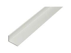 Winkelprofil ungleichschenklig Alu Silber eloxiert - 60x25x2,0mm - 2000mm