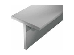 Alu Profil Silber eloxiert - T-Profil - 2000mm - 20 x 20 x 1,5mm