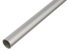 Rundrohr Alu Silber eloxiert - 1000mm - d = 6mm / 1,0mm Wandstärke