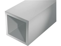 Vierkantrohr Alu Silber eloxiert - 2000mm - 50 x 50 / 2,0mm Wandstärke